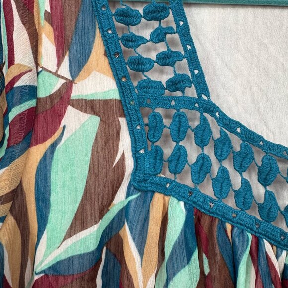 Lane Bryant Relaxed Square-Neck Top With Trim Detail woman’s size 18/20 - Picture 4 of 12